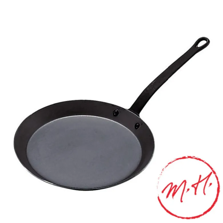 Poêle à crêpes De Buyer tôle bleue