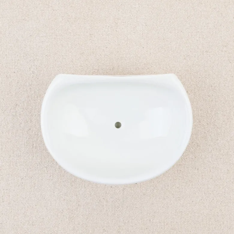 Porte-savon mural en porcelaine