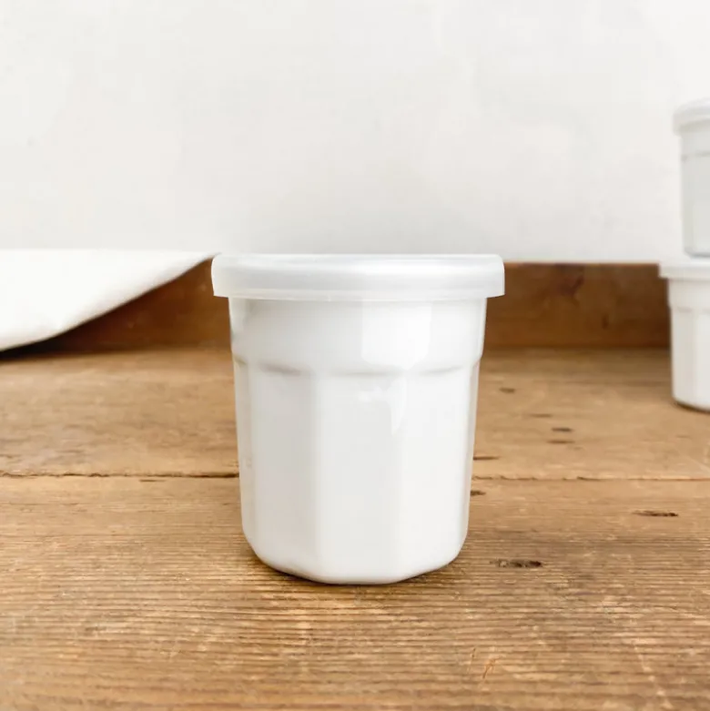 Pot à confiture en porcelaine