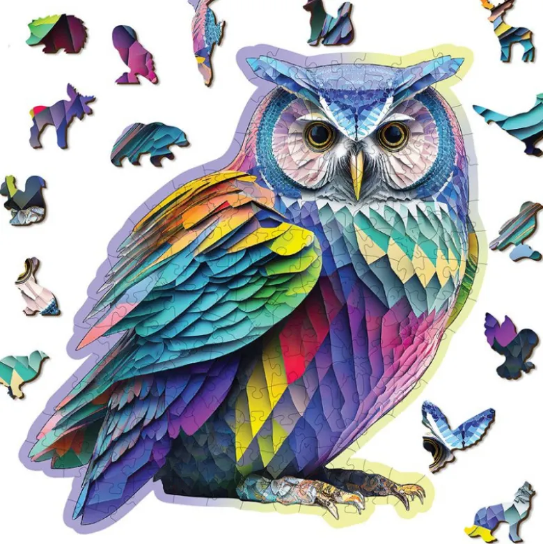 Puzzle Hibou bois 150 pièces
