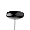 Rosace en métal noire Ø14cm