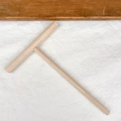 Râteau à crêpes rond en hêtre