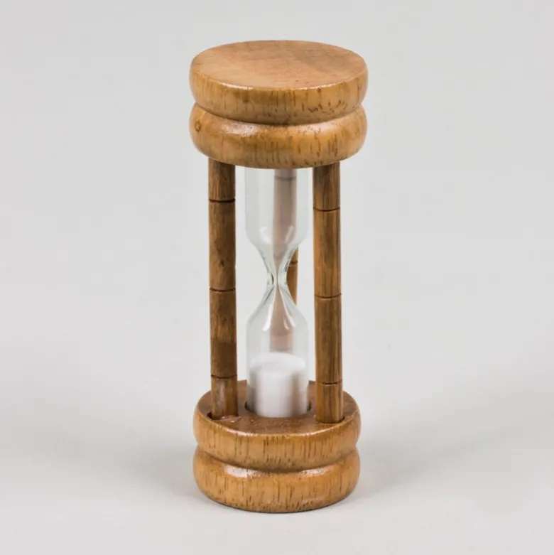 Sablier de cuisine en bois