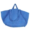 Sac géant provençal bleu motifs mouches