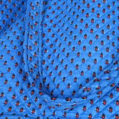 Sac géant provençal bleu motifs mouches