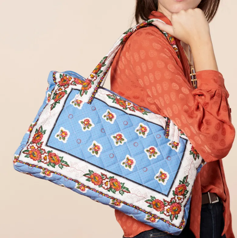 Sac à main Adiana bleu Souleiado