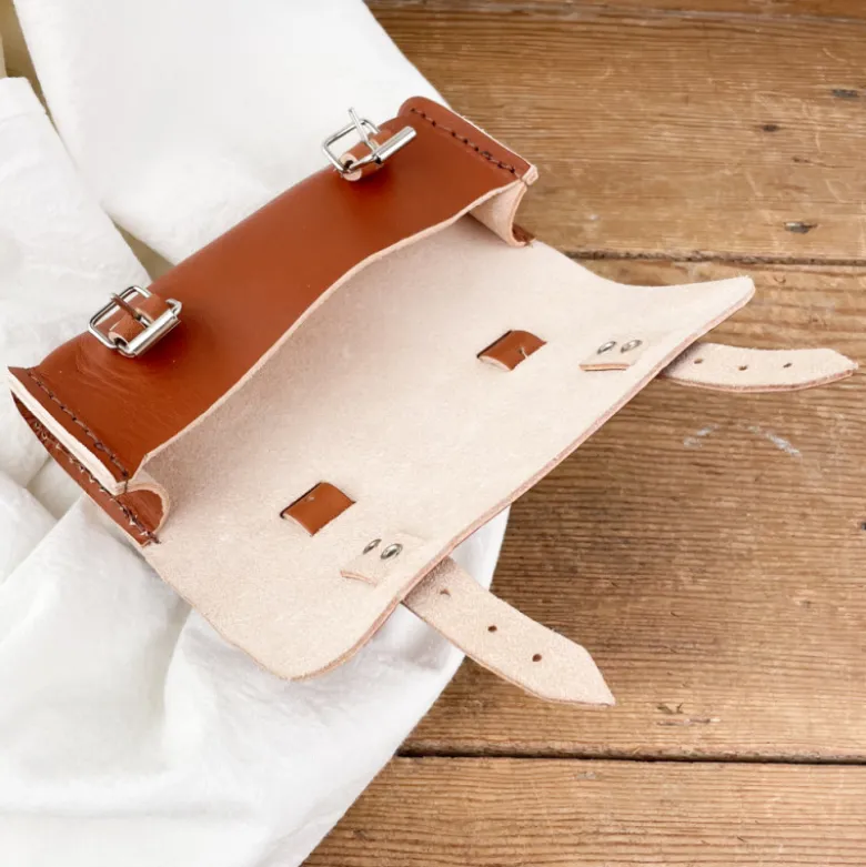 Sac selle de vélo en cuir