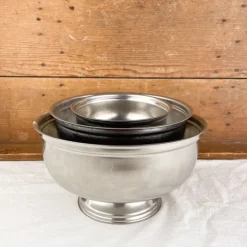 Saladier à pied en inox