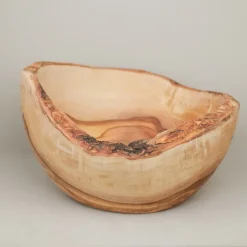 Saladier rustique en bois d'olivier