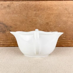 Saucière gras / maigre en porcelaine
