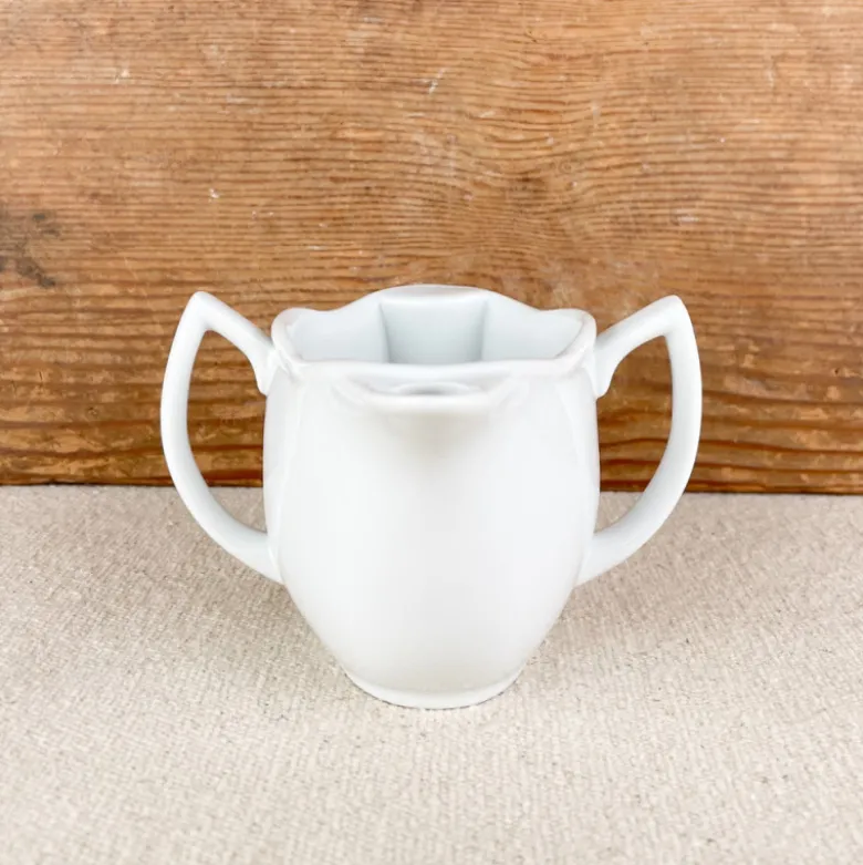 Saucière gras / maigre en porcelaine