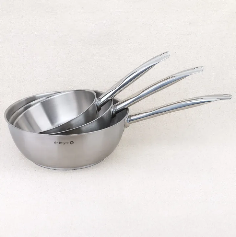 Sauteuse bombée inox de Buyer Prim'appety