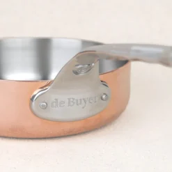 Sauteuse droite cuivre prima matera induction