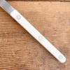 Set de 4 couverts blancs effet mat