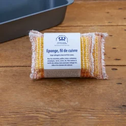 Set de 2 éponges en fils de cuivre