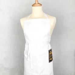 Tablier en coton blanc Maison Empereur
