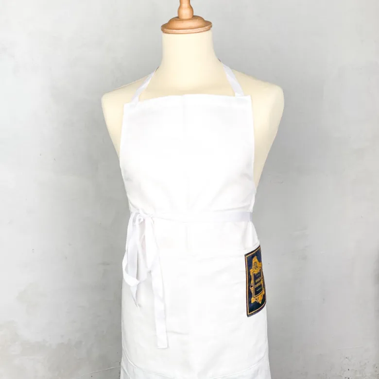 Tablier en coton blanc Maison Empereur