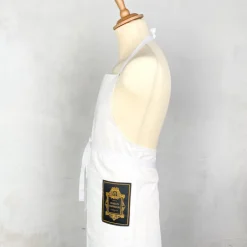Tablier en coton blanc Maison Empereur