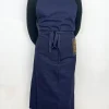 Tablier en coton bleu Maison Empereur