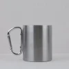 Tasse inox avec anse mousqueton