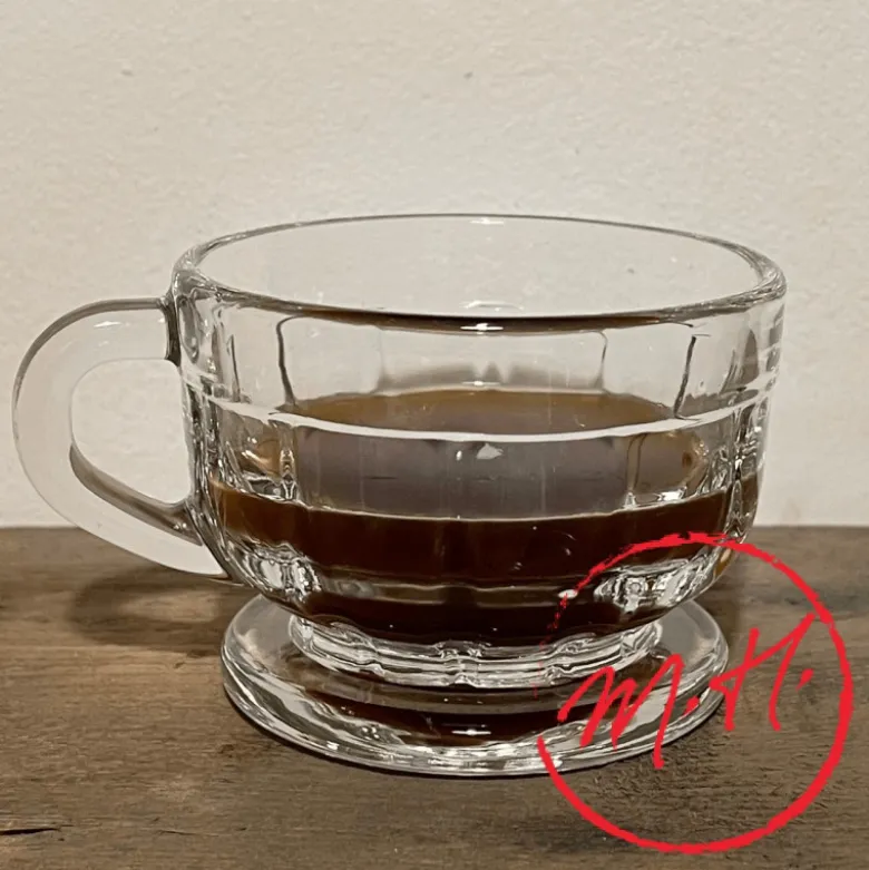 6 tasses à café Flore