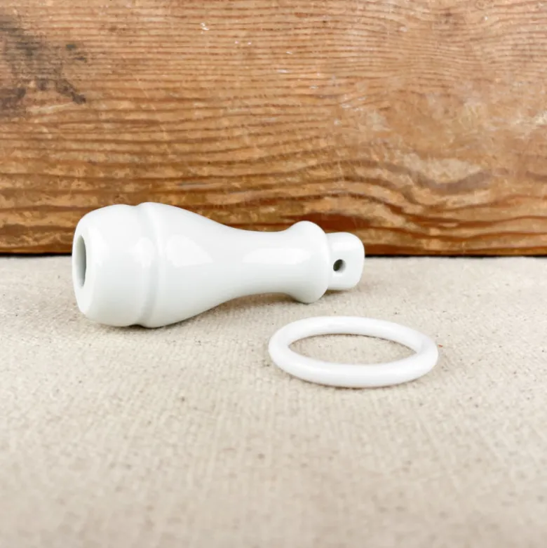 Tirette WC en porcelaine
