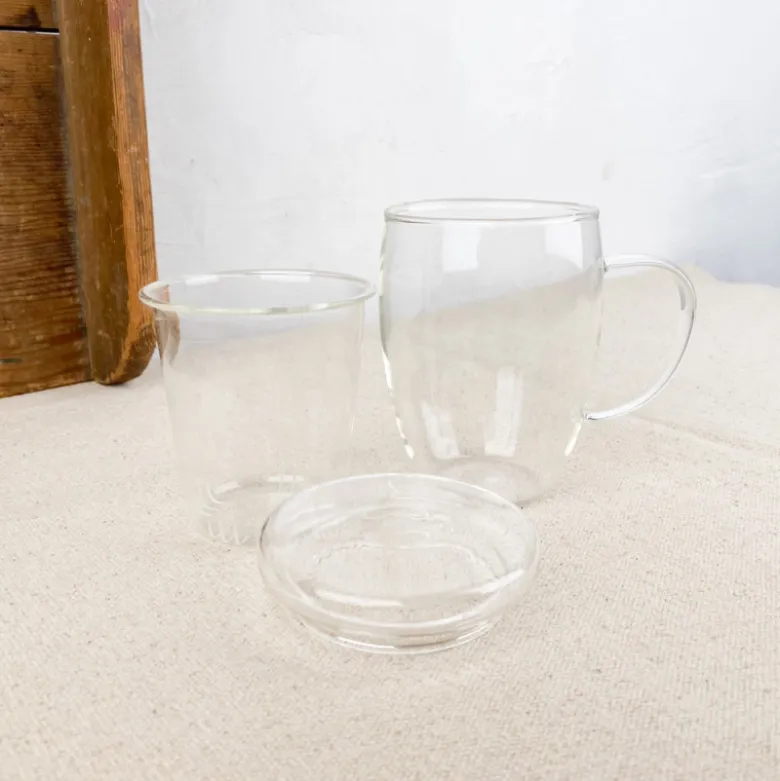 Tisanière en verre borosilicate 0,45L