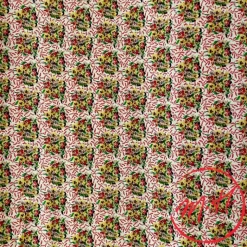 Tissu au mètre bouquet de pensées