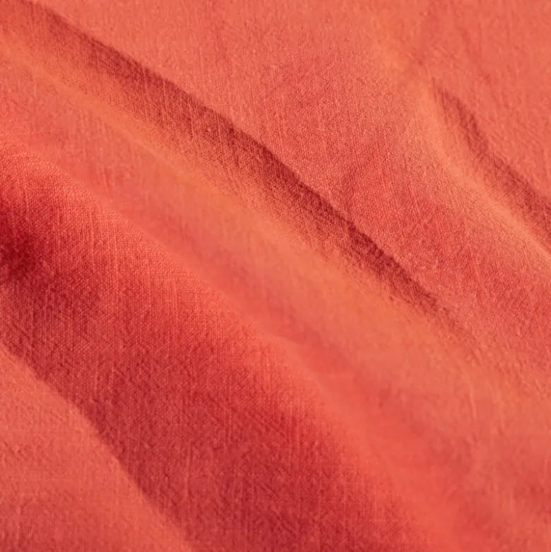 Tissu au mètre lin corail