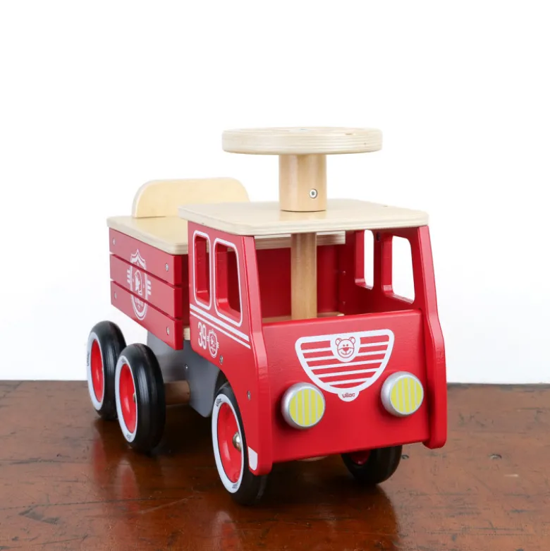 Trotteur camion de pompier pour enfant