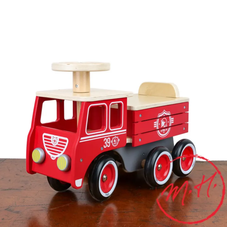 Trotteur camion de pompier pour enfant