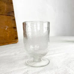 Verre à pied soufflé