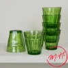 6 verres Picardie Duralex - Vert