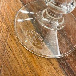 6 verres à vin guillochés Maison Empereur
