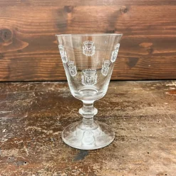 6 verres à vin guillochés Maison Empereur