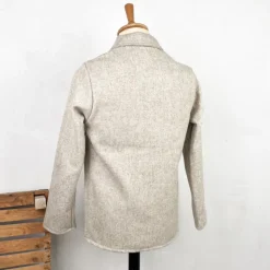 Veste en laine écrue Le Laboureur