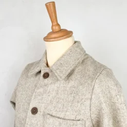 Veste en laine écrue Le Laboureur