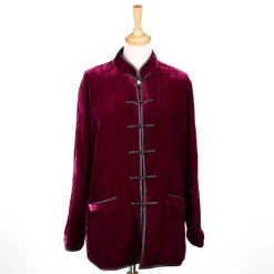 Veste en velours de soie