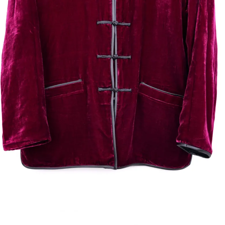 Veste en velours de soie