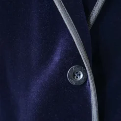 Veste Gardian Femme Velours Bleu