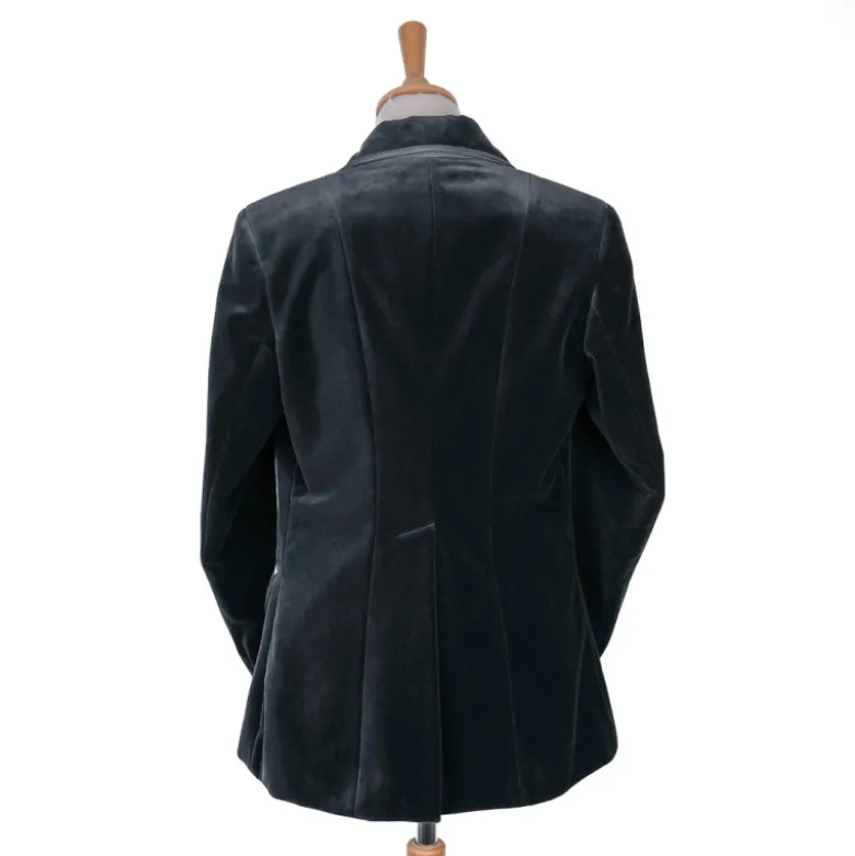 Veste Gardian Femme Velours Noir