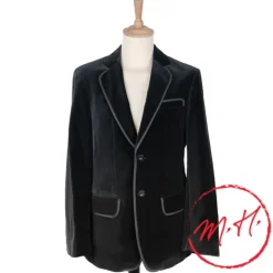 Veste Gardian Homme Velours Noir