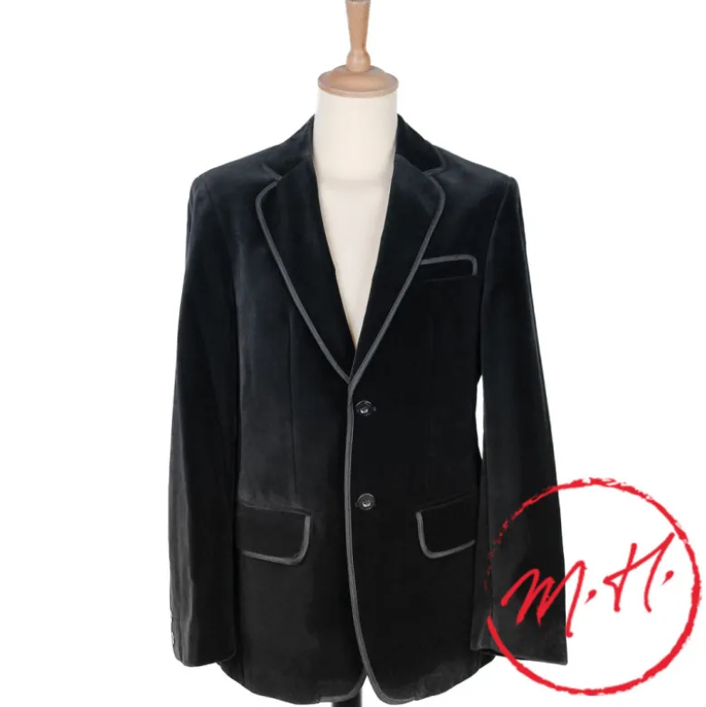 Veste Gardian Homme Velours Noir