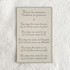 Vœux de naissance